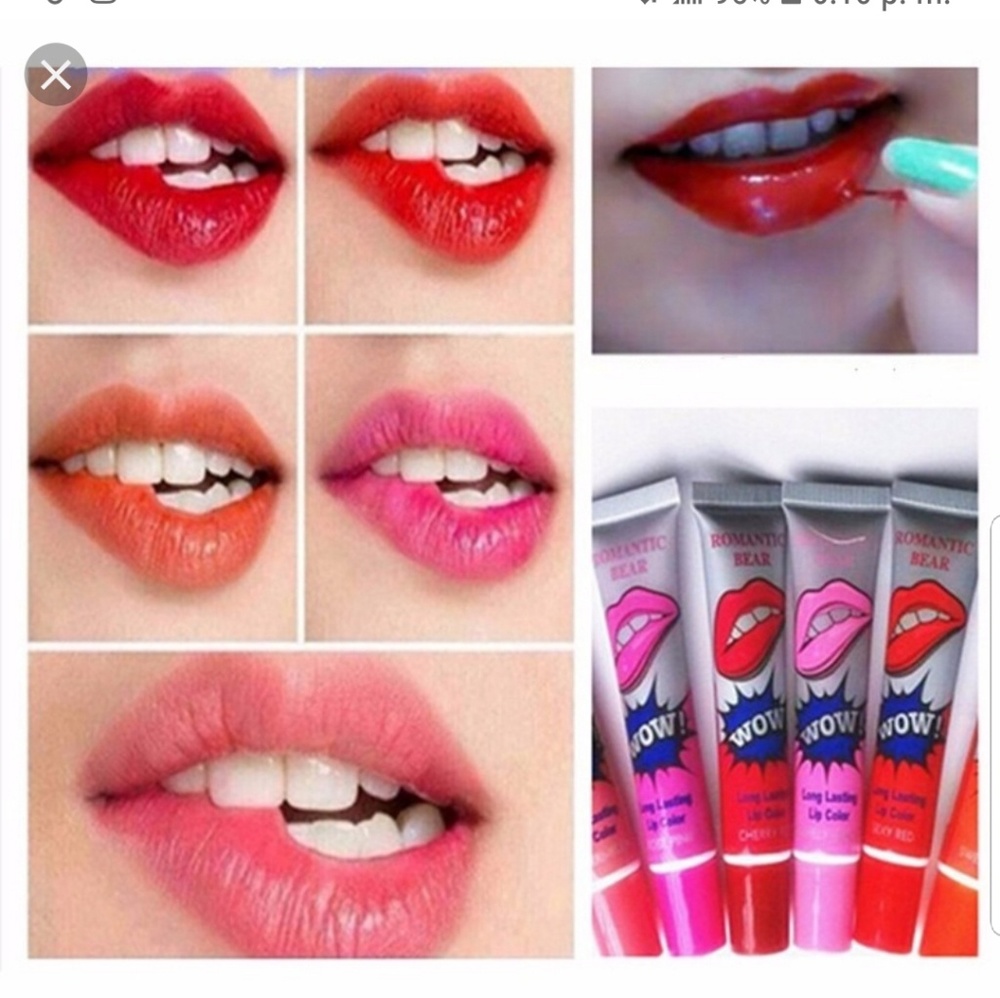 Romántic Bear waterproof lip color  bando